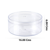 Willow Transparent Crystal Round Boxes  Food Dessert Gift Packaging Box 16x6Cms (96Pcs/Ctn)